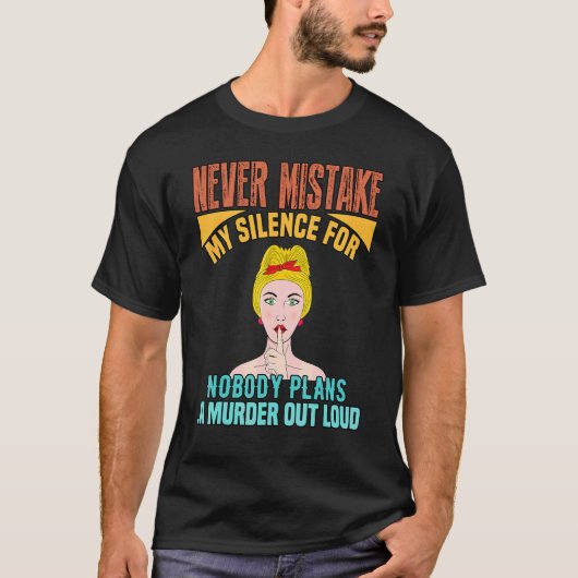 Pläne A Laut Text T-Shirt (Vorderseite)