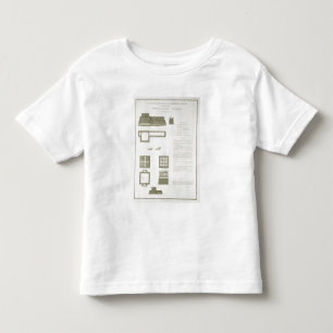 Pläne, Abschnitte und Aufzüge der Chinesischen Kleinkind T-shirt