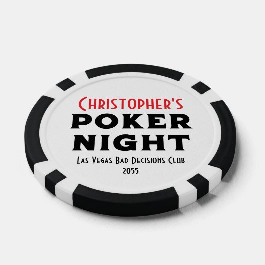Plane deine eigene Junggesellenabschiedsparty Pokerchips (Einzeln)