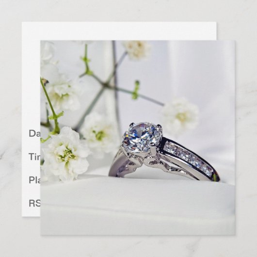 Pläne der Vertragspartei Einladung (Vorne/Hinten)