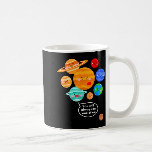 Plane Funny Cartoon Planets Never Forget Kaffeetasse (Rechts)