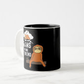 Pläne für das Wochenende Zweifarbige Tasse (Vorderseite Links)