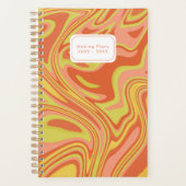 Pläne für den modernen, farbenfrohen orangefarbene planer (Vorderseite)