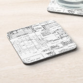 Pläne Getränkeuntersetzer (Linke Seite)