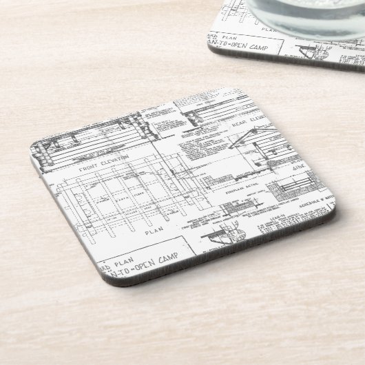 Pläne Getränkeuntersetzer (Linke Seite)