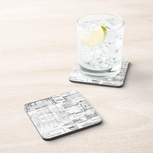 Pläne Getränkeuntersetzer (Rechte Seite)