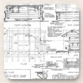 Pläne Getränkeuntersetzer (Vorderseite)