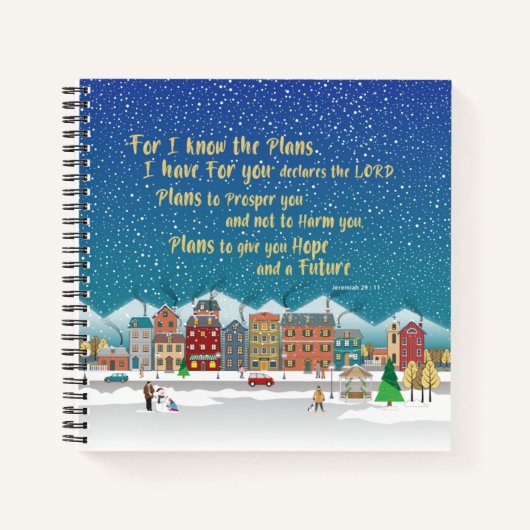 Pläne, Ihnen Hoffnung und eine Zukunft-Jeremiah 29 Notizblock (Vorderseite)