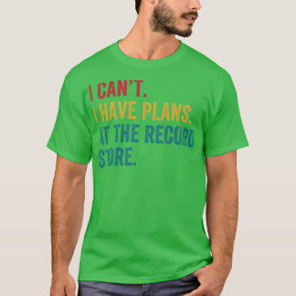 Pläne im Rekordladen Funny Vinyl LP Collector T-Shirt