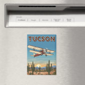 Plane in Tuscon Arizona Travel Magnet (In Situ (Geschirrspüler))