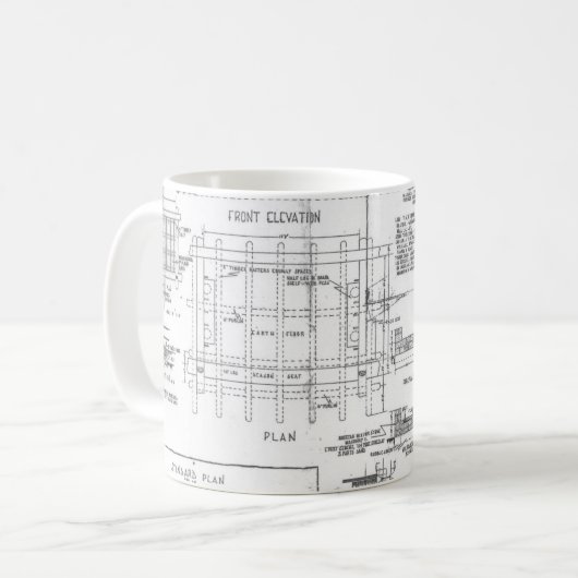 Pläne Kaffeetasse (Vorderseite Links)