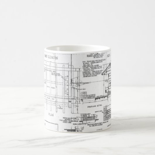 Pläne Kaffeetasse (Mittel)