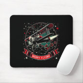 Plane Lot Ugly Christmas Sweater Airplane Operator Mousepad (Mit Mouse)