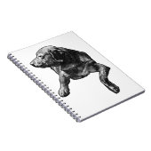Pläne mit einem Dot-Trimmed-Labrador Notizblock (Rechte Seite)