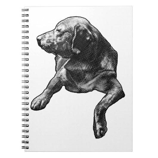 Pläne mit einem Dot-Trimmed-Labrador Notizblock (Vorderseite)