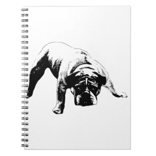 Pläne mit Rückgrat Notizblock