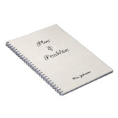Pläne & Möglichkeiten Weißes Notebook Notizblock (Rechte Seite)