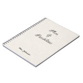 Pläne & Möglichkeiten Weißes Notebook Notizblock (Linke Seite)