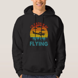 Plane Propeller Airplane Decorations Pilot Sunglas Hoodie
