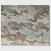 Plane tree camouflage looks bark pattern geschenkpapier (Flach)
