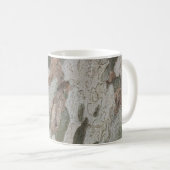Plane tree camouflage looks bark pattern kaffeetasse (VorderseiteRechts)