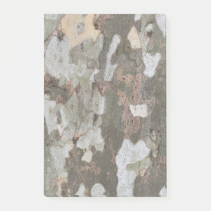 Plane tree camouflage looks bark pattern post-it n klebezettel