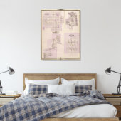 Pläne von Brooklyn, Grinnell Leinwanddruck (Insitu (Schlafzimmer))