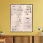 Pläne von Brooklyn, Grinnell Leinwanddruck (Insitu (Wohnzimmer))