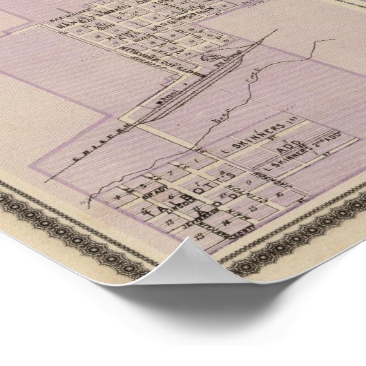 Pläne von Brooklyn, Grinnell Poster (Ecke)