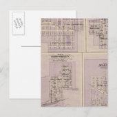 Pläne von Brooklyn, Grinnell Postkarte (Vorne/Hinten)