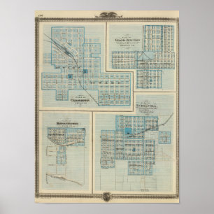 Pläne von Chariton, Grand Junction Poster