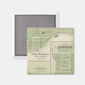 Pläne von Fort Madison Magnet (Vorderseite/Rückseite)