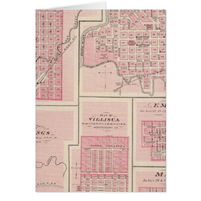 Pläne von Glenwood, Denison, Hastings (Vorne)