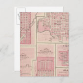 Pläne von Glenwood, Denison, Hastings Postkarte (Vorne/Hinten)