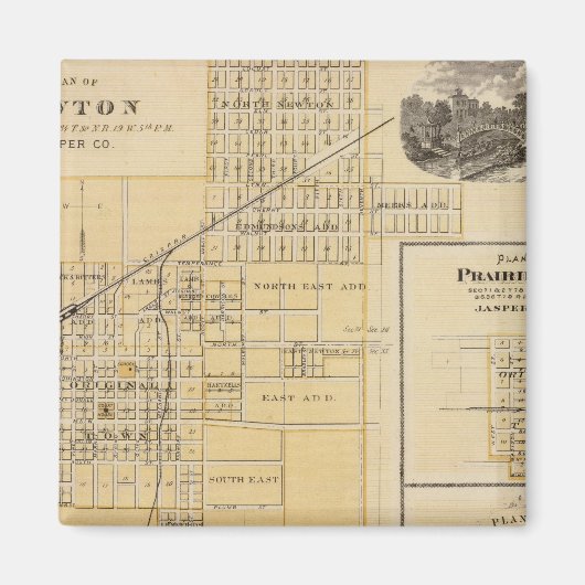 Pläne von Newton, Prairie City Magnet (Vorne)