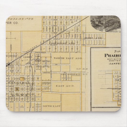 Pläne von Newton, Prairie City Mousepad (Vorne)