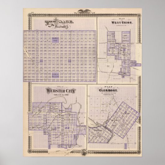 Pläne von Osage, West-Gewerkschaft Poster (Vorne)