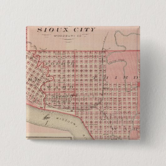 Pläne von Sioux City, Le Mars Button (Vorderseite)