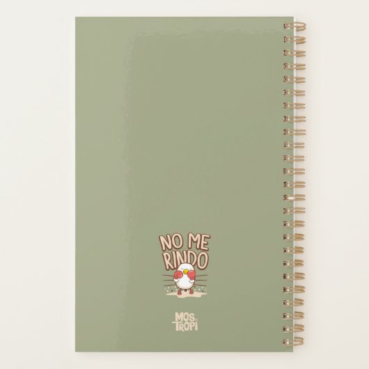 Planeador Semanal Mostropi No me rindo Planer (Rückseite)