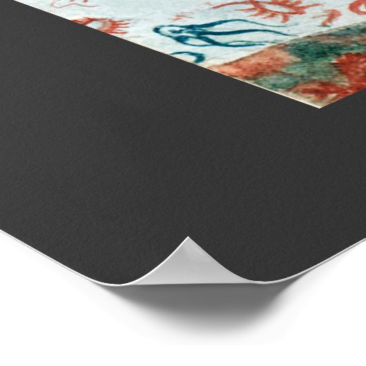 Planen der Erdschichten Poster (Ecke)