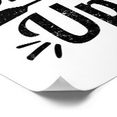 Planen des Drachenbootes Poster (Ecke)