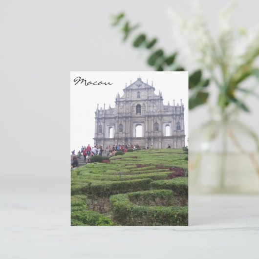 Planen grün postkarte (Stehend Vorderseite)