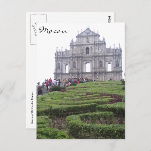 Planen grün postkarte (Vorne/Hinten)