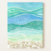 "Planen Sie alles" Beach Vibes Wasserfarbe Planer (Rückseite)