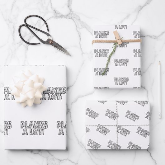 Planen Sie ein Angebot für eine Fitness mit viel K Geschenkpapier Set (Vorderseite)