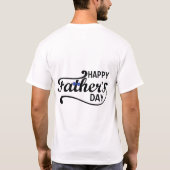 Planen Sie einen personalisierten Vatertag T-Shirt (Rückseite)