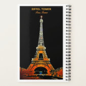 Planen Sie Ihr Abenteuer: Der Eiffelturm-Reiseplan Planer (Rückseite)