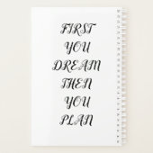 Planen Sie Ihre Träume Planer (Rückseite)