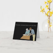 Planen Sie Ihren Ruhestand vor Ihrem Chef Karte (Gelbe Blume)