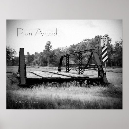 Planen Sie voran! Poster (Vorne)